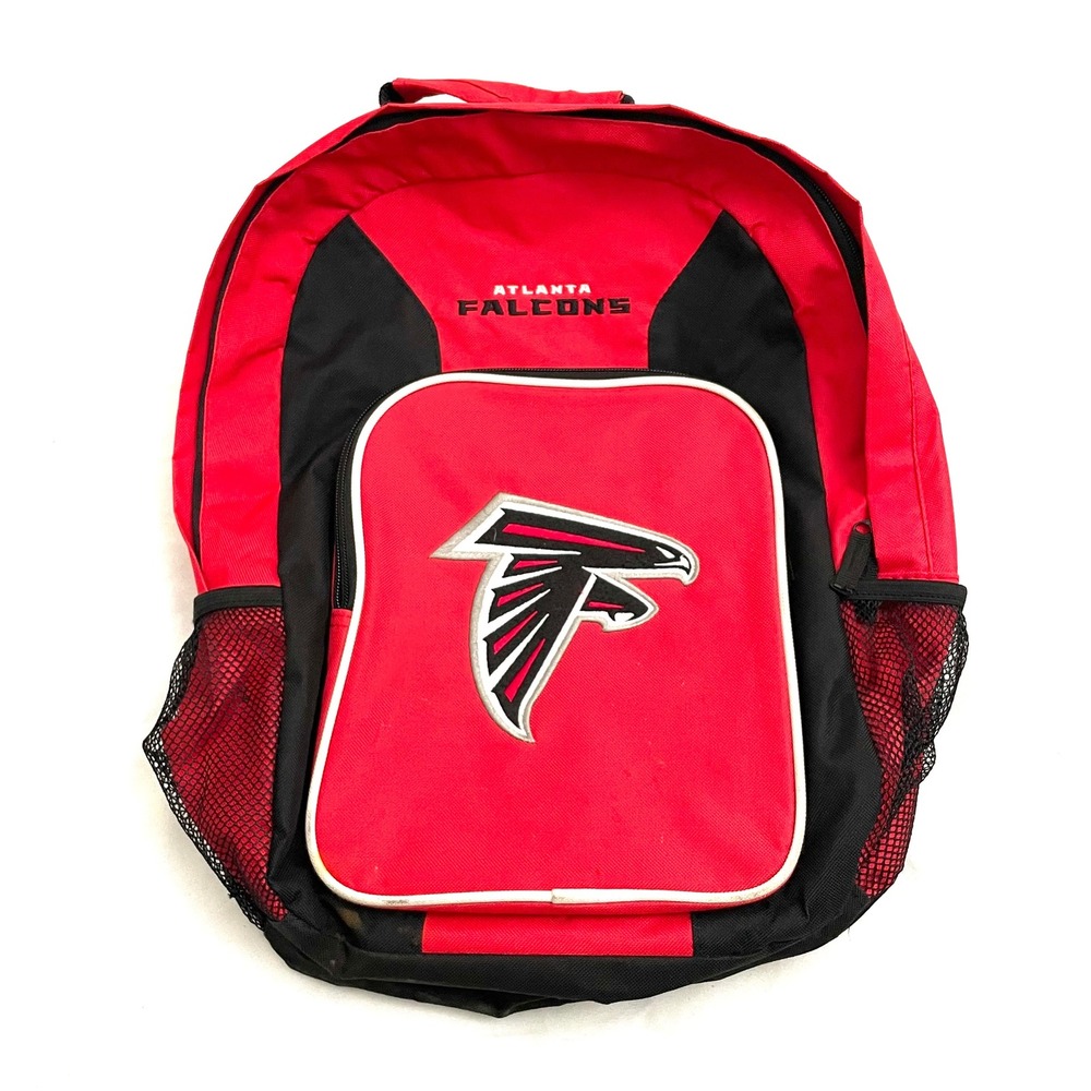 NFL Atlanta Falcons Backpack Unisex OS Red Good Embroidered Logo Travel Bag